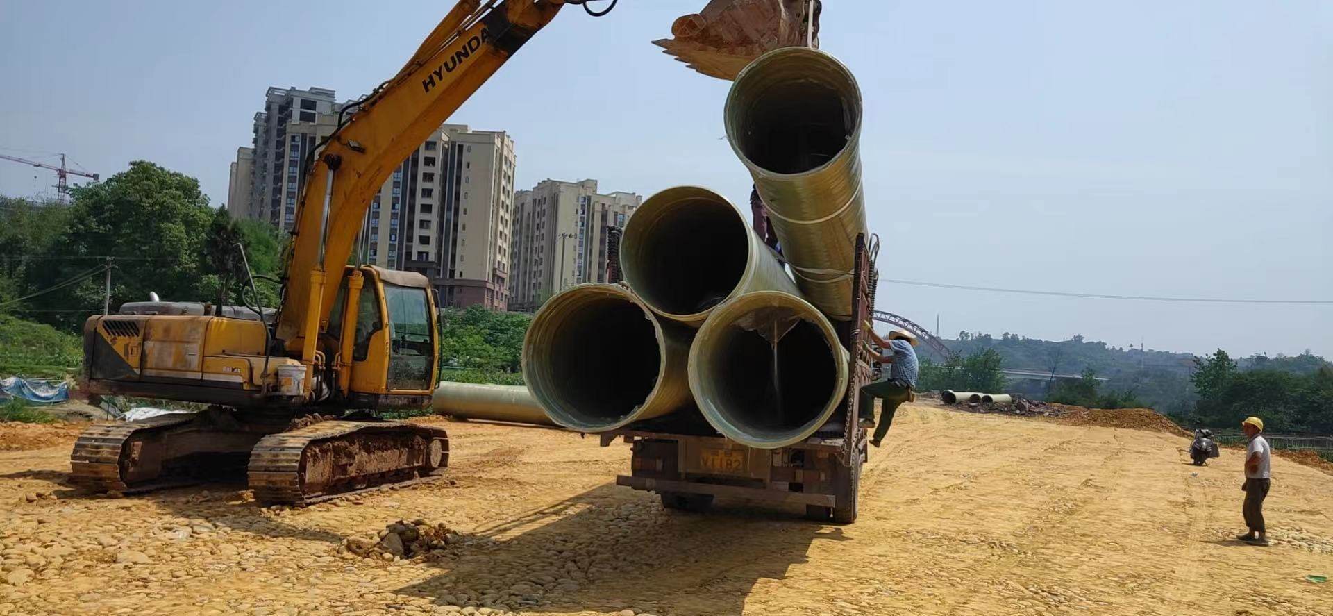 FRPM玻璃鋼夾砂排水管